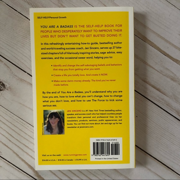 You are a Badass by Jen Sincero - Picture 2 of 2